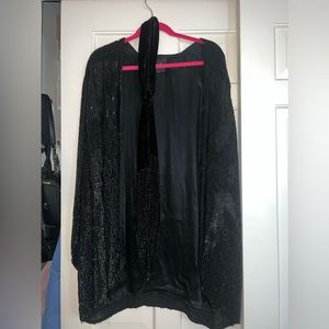 Retrofete Gabrielle Sequined Wrap Dress